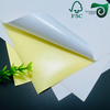 FSC 765mm Metallic Beer Bottle Label Paper 70gsm with Silver Front White Back