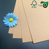 FSC certified food grade brown kraft board 270gsm 300gsm ideal for lunch boxes and food packaging
