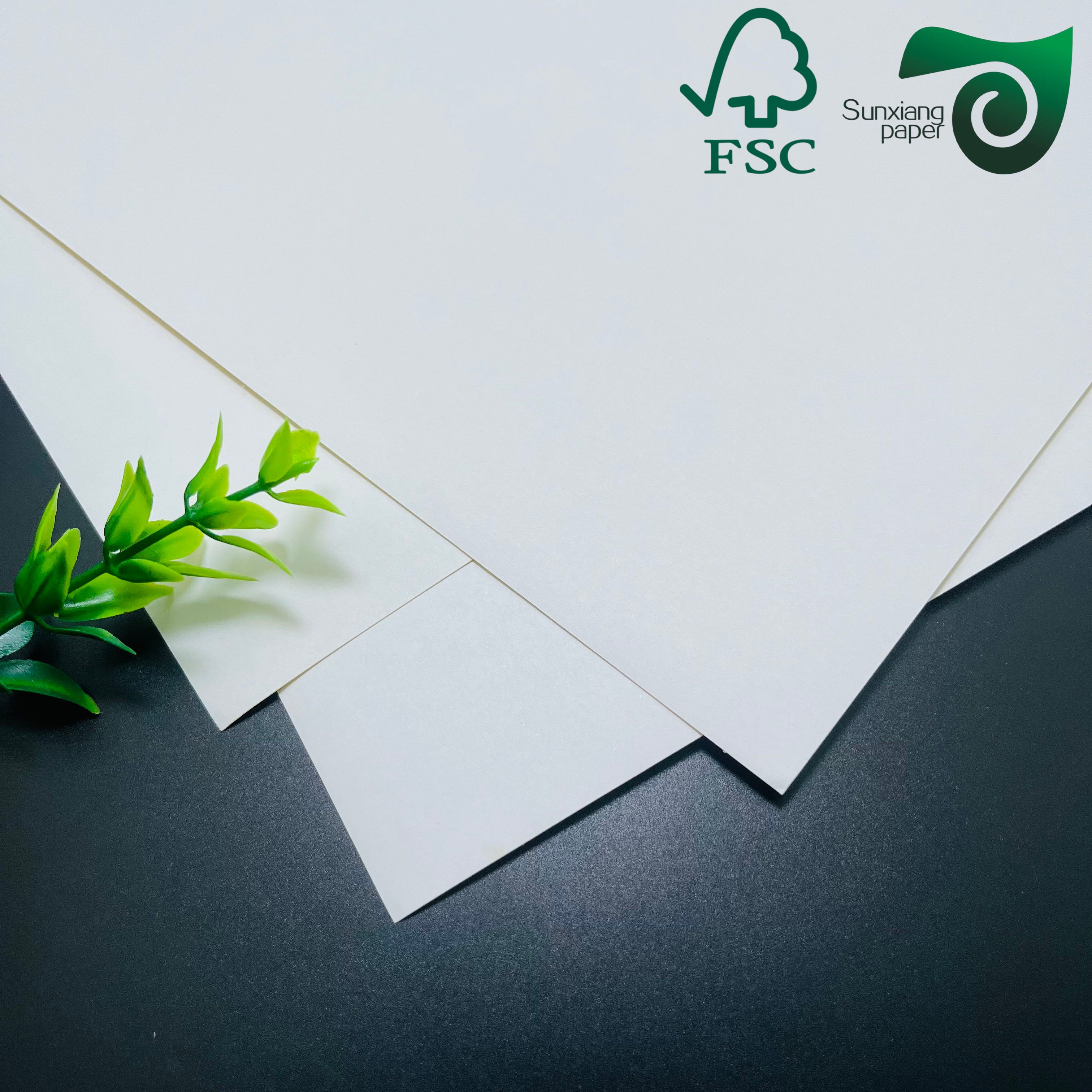 FSC 765mm Metallic Beer Bottle Label Paper 70gsm with Silver Front White Back