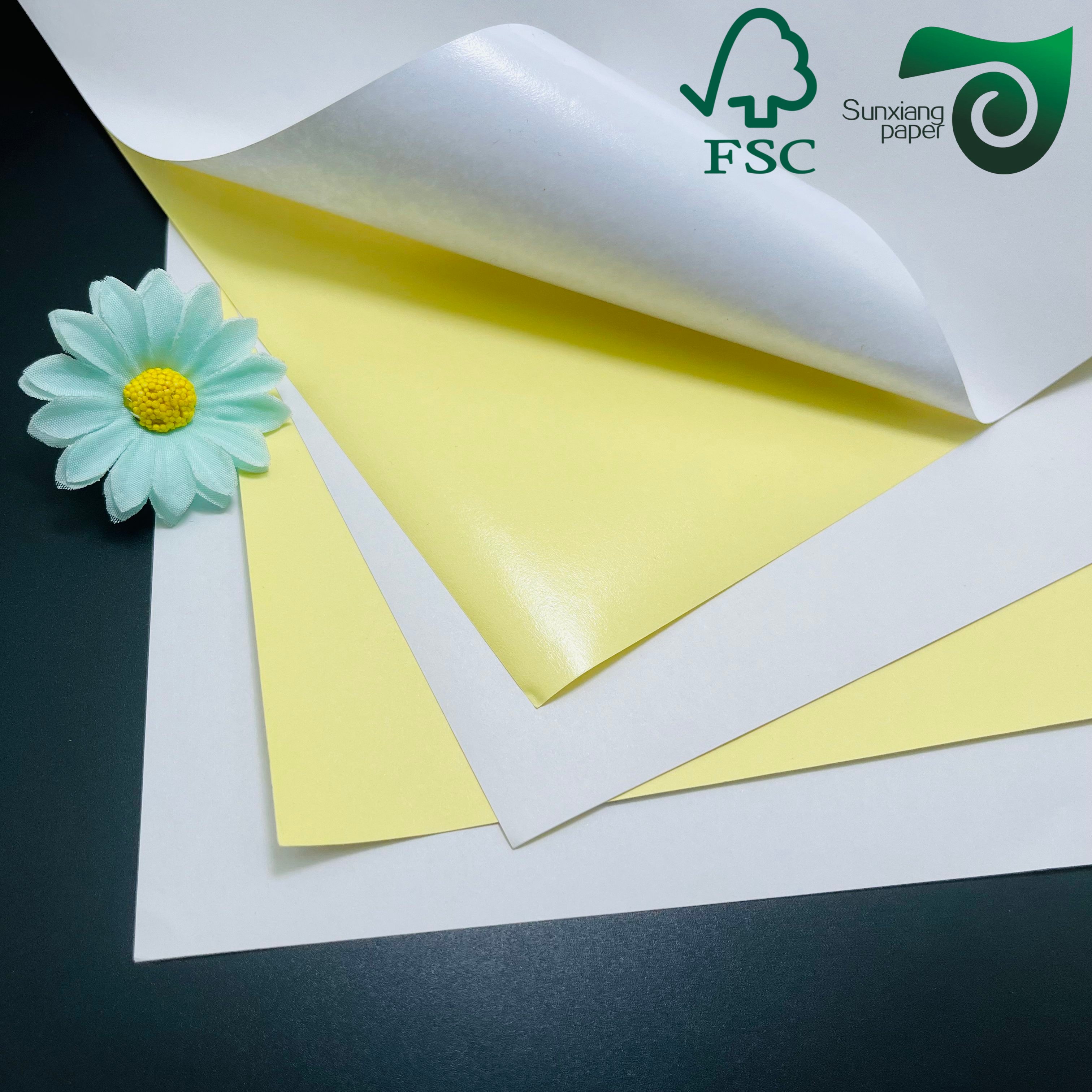 FSC 68gsm Moisture Resistant White Paper for Wine Glass Beer Bottle Labels