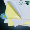 FSC Matte Finish Art Paper Based Self Adhesive Sticker Paper GSF Series for Premium Labeling