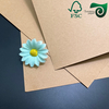 FSC Food Grade Brown Kraft Board 270gsm 300gsm For Lunch Box Food Packaging