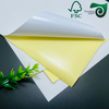 FSC Laser Compatible PE PET Synthetic Sheet: Self Adhesive Stickers for Fruit Labeling