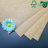 400gsm FSC Certified Food Safe Brown Kraft Cardboard food grade packaging material for food cartons and boxes