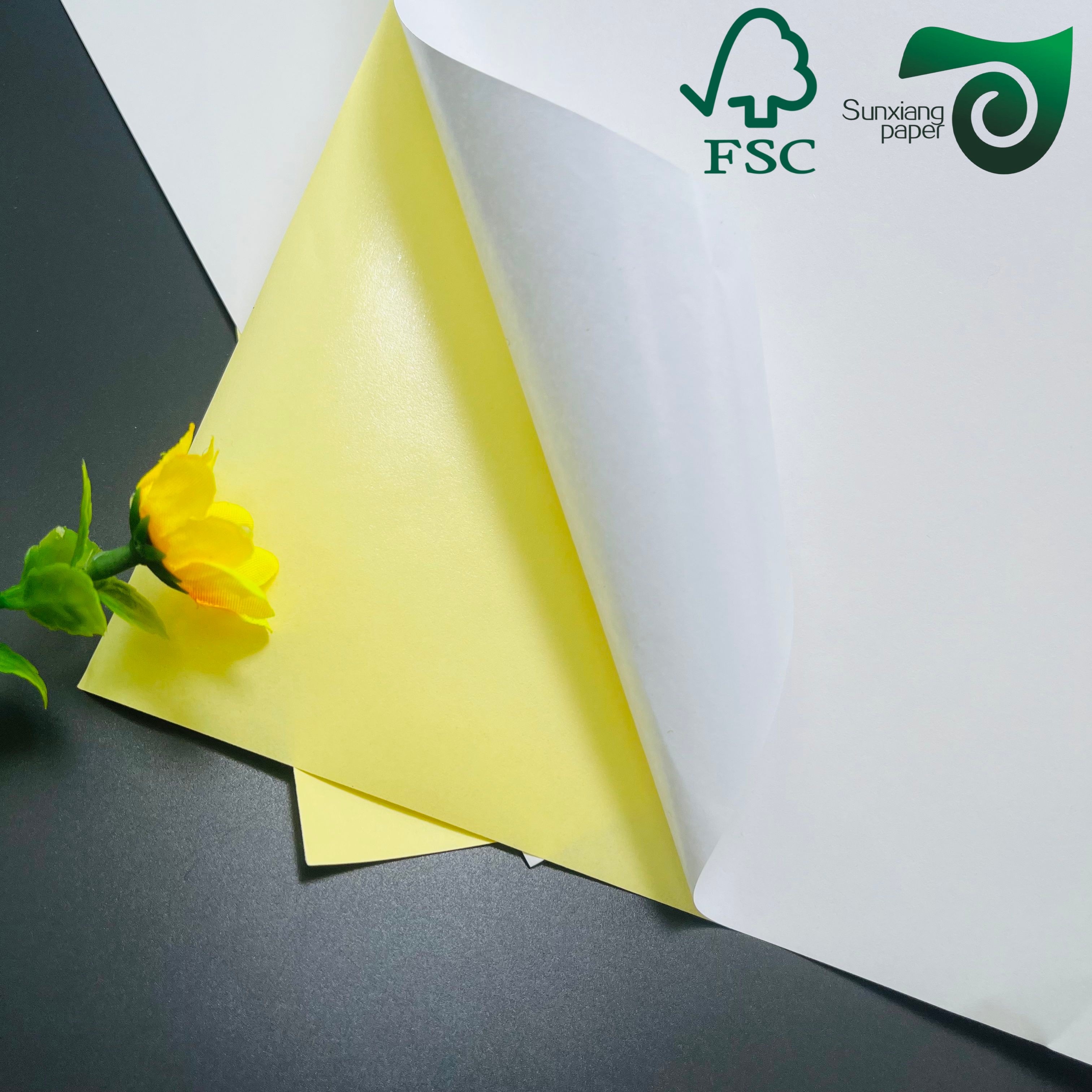 A4 Laser Compatible PE PET Synthetic Paper for Home Goods Labeling Self Adhesive Sticker Sheet