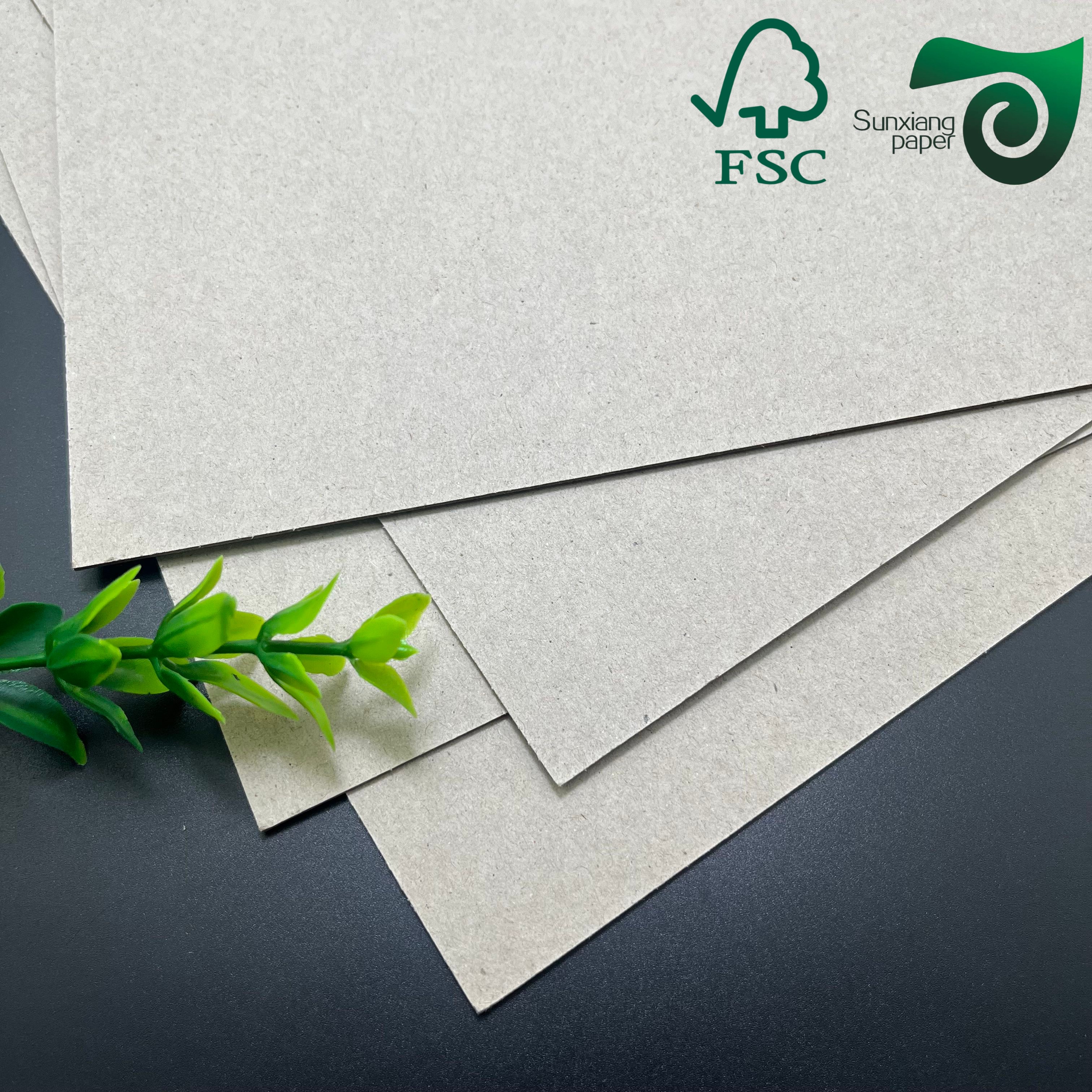 FSC Certified High Stiffness Grey Book Binding Board 2mm 4mm For Calendar Stands