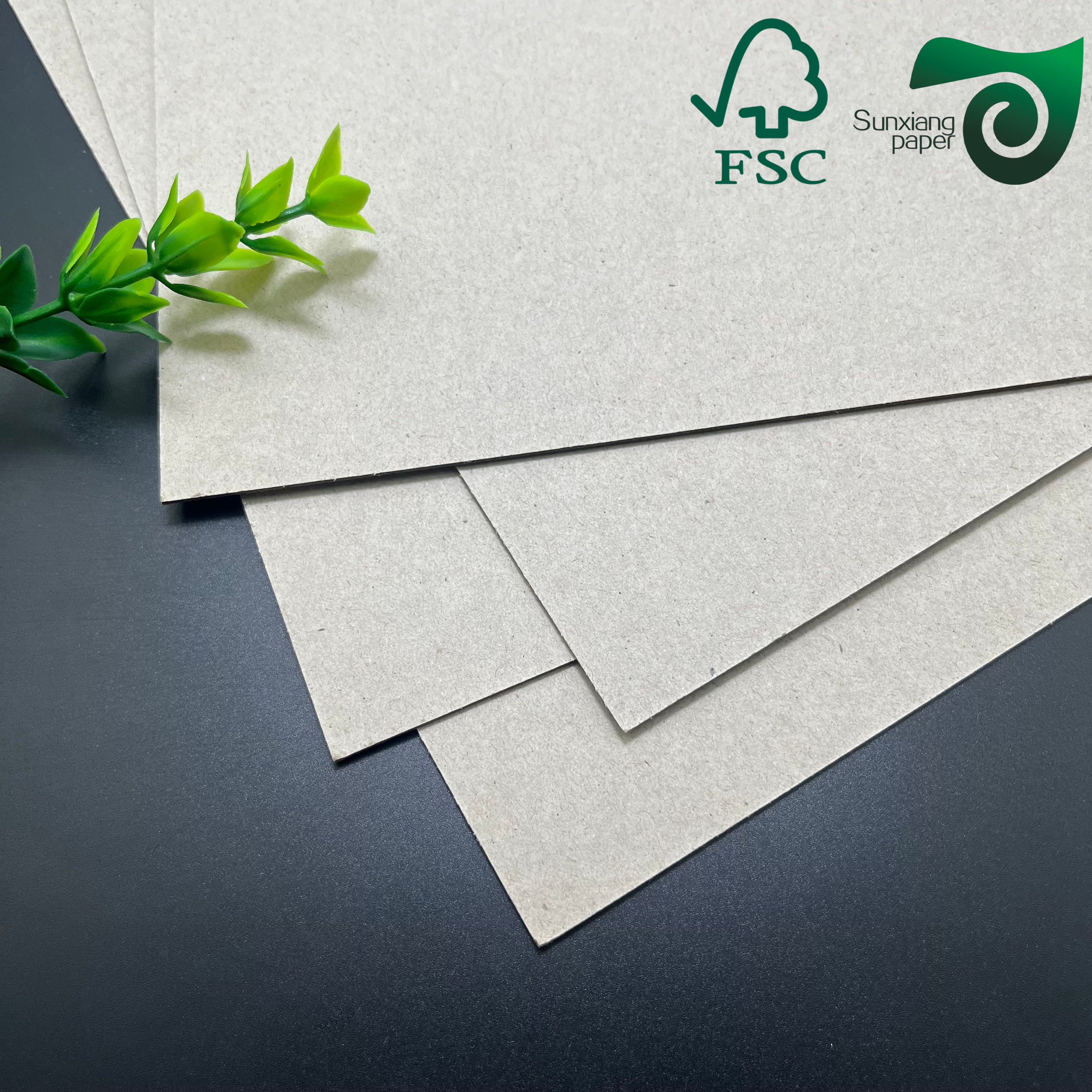 FSC Certified High Stiffness Grey Book Binding Board 2mm 4mm For Calendar Stands