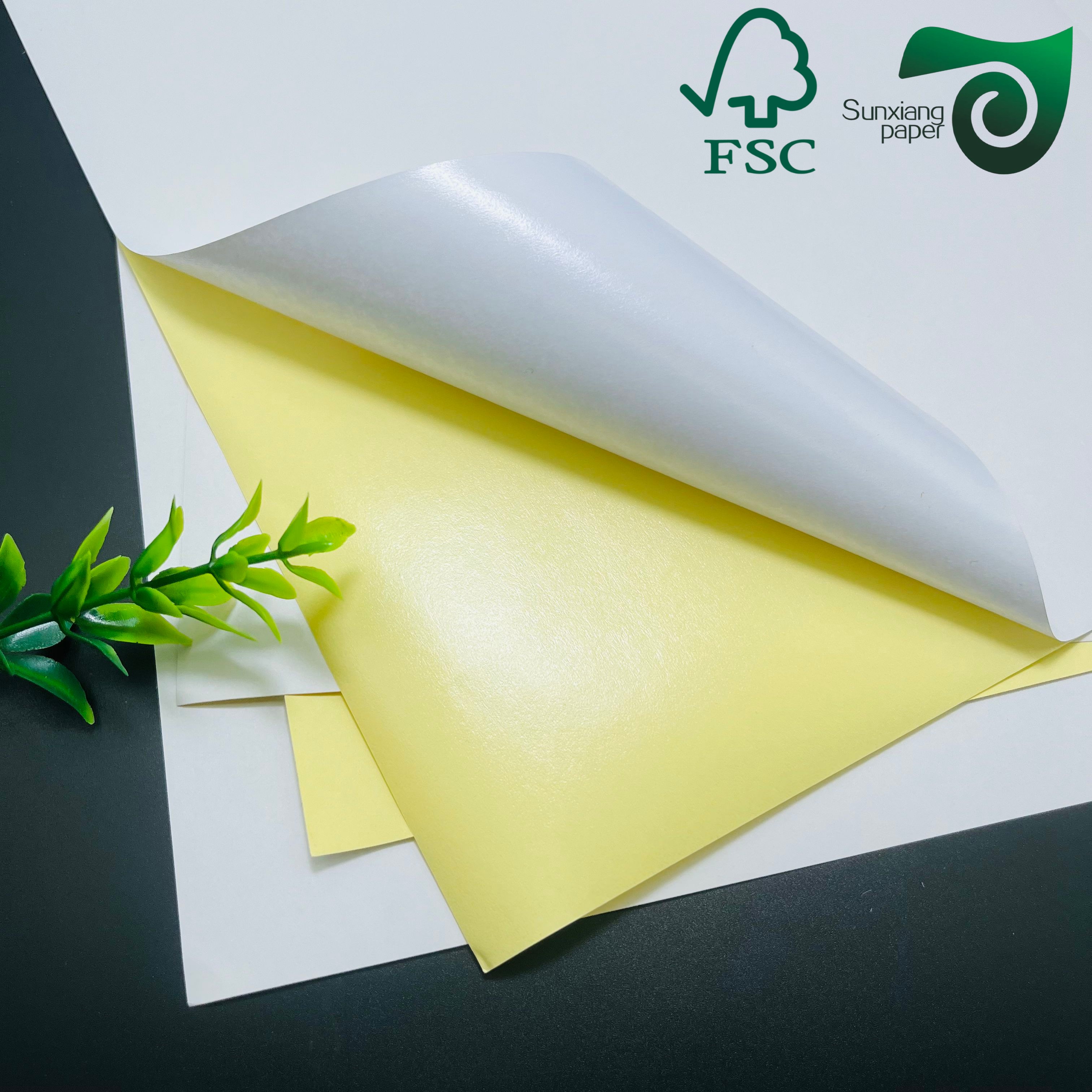 Matte Art Paper Self Adhesive Sticker Paper Gsf Self Adhesive Sticker Paper Gsf