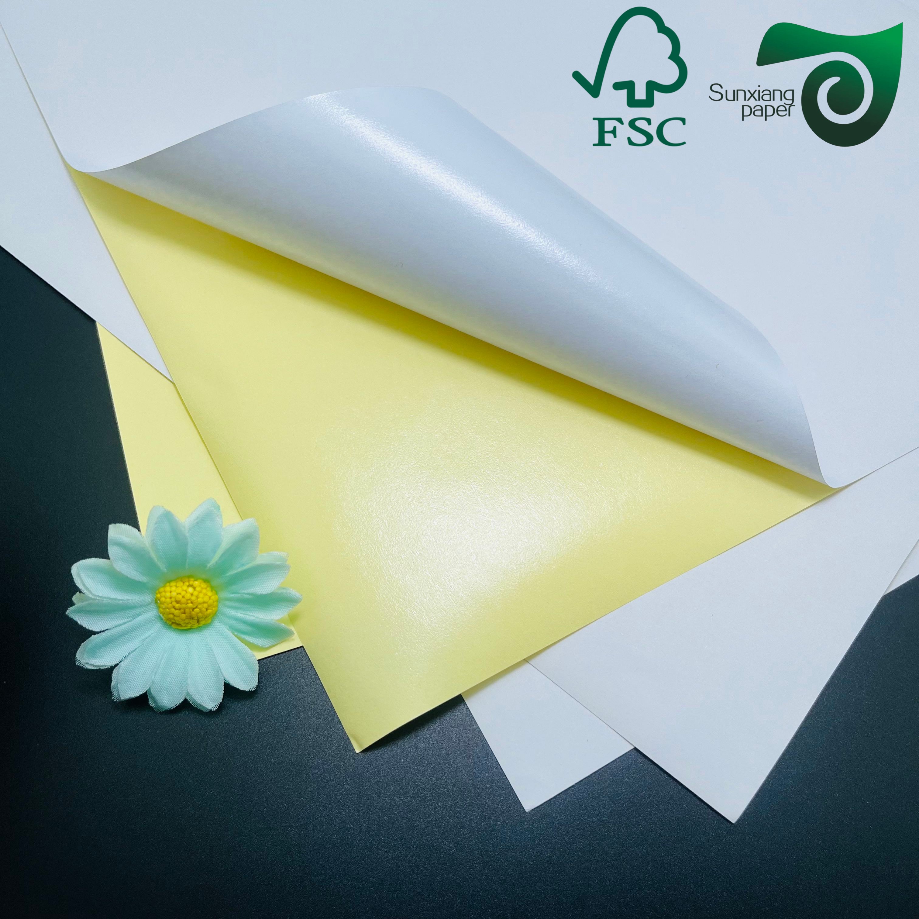 Matte Art Paper Self Adhesive Sticker Paper Gsf Self Adhesive Sticker Paper Gsfoll