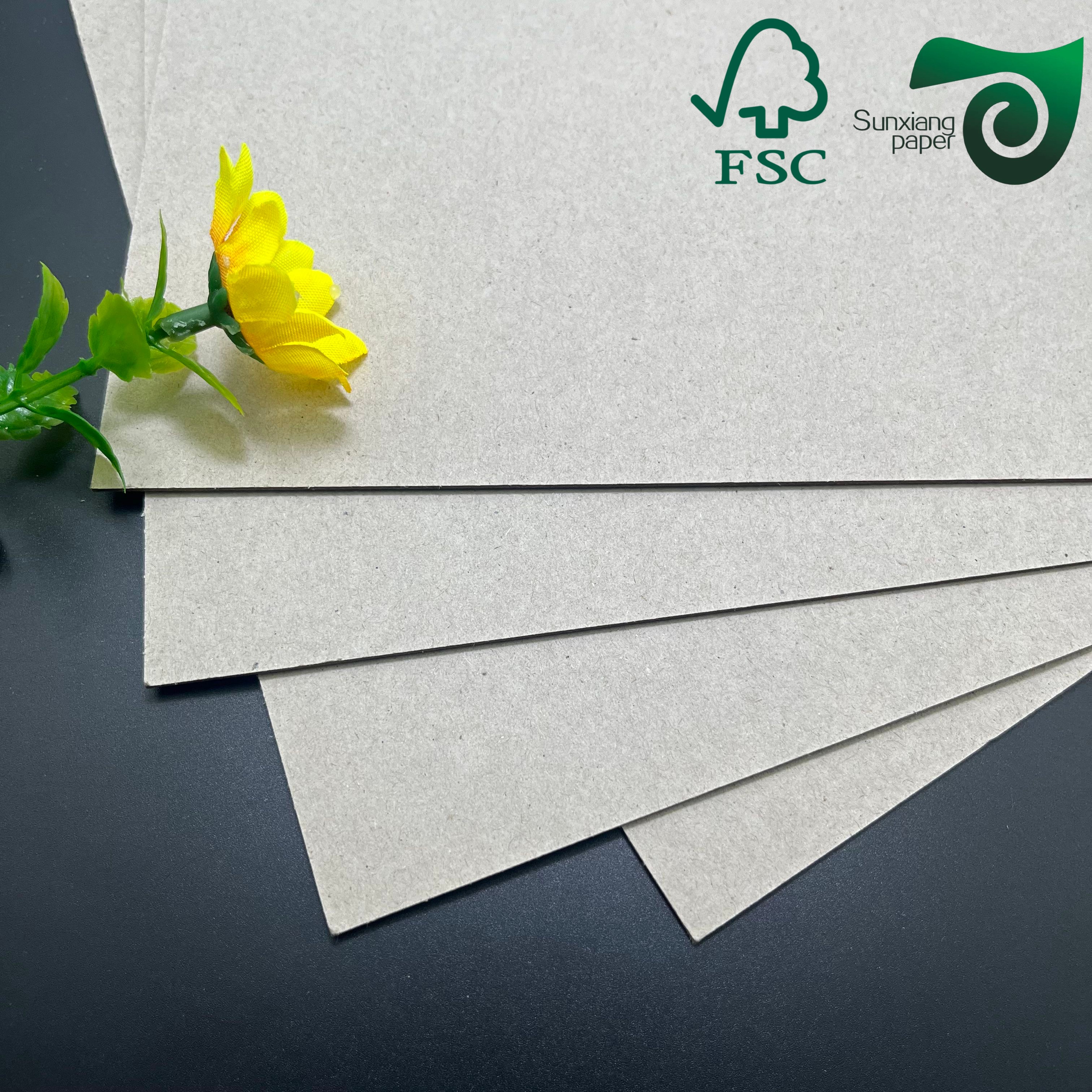 FSC Certified High Stiffness Grey Book Binding Board 2mm 4mm For Calendar Stands