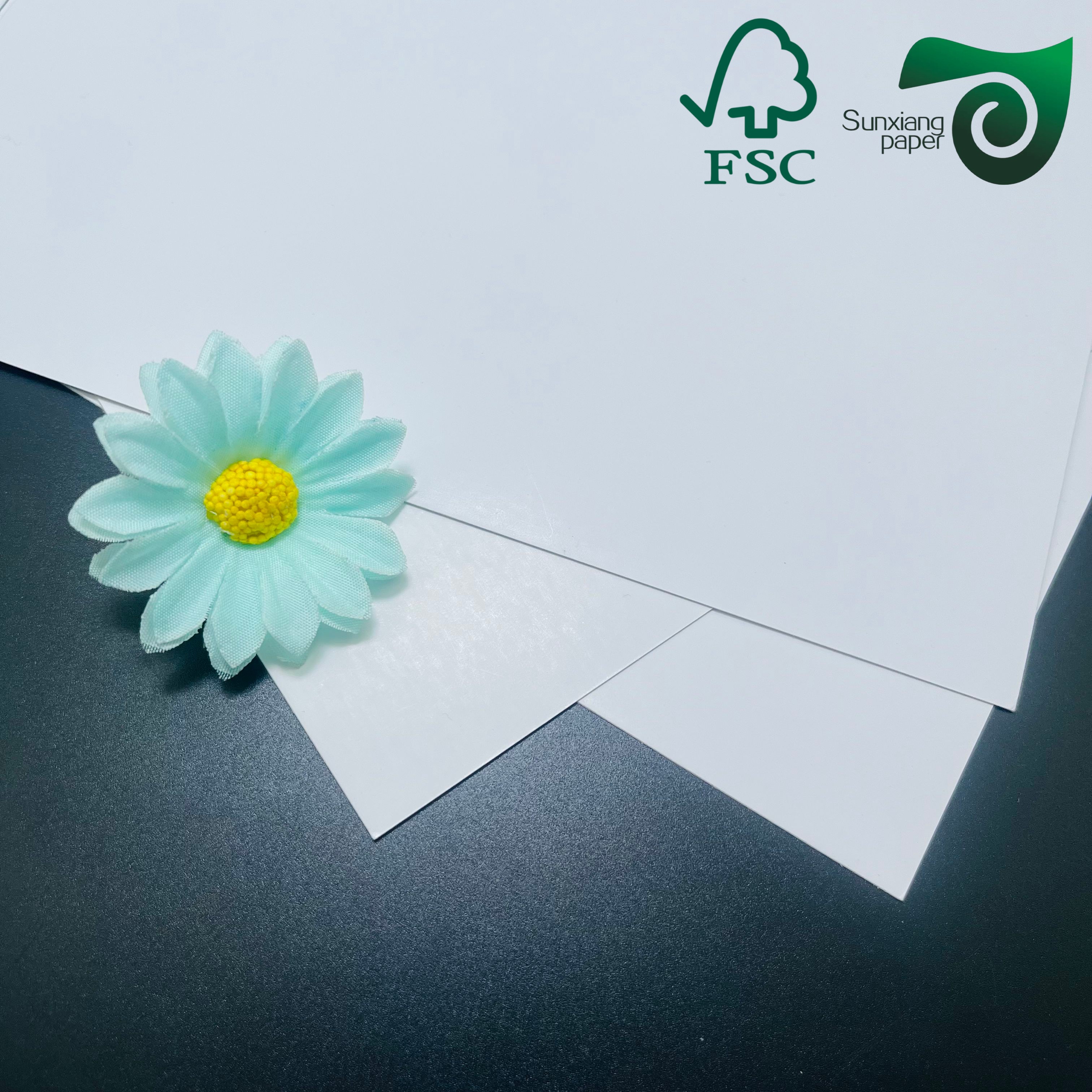 FSC Certified 200gsm One-Side Coated White Cardboard High Hardness for Premium Packaging