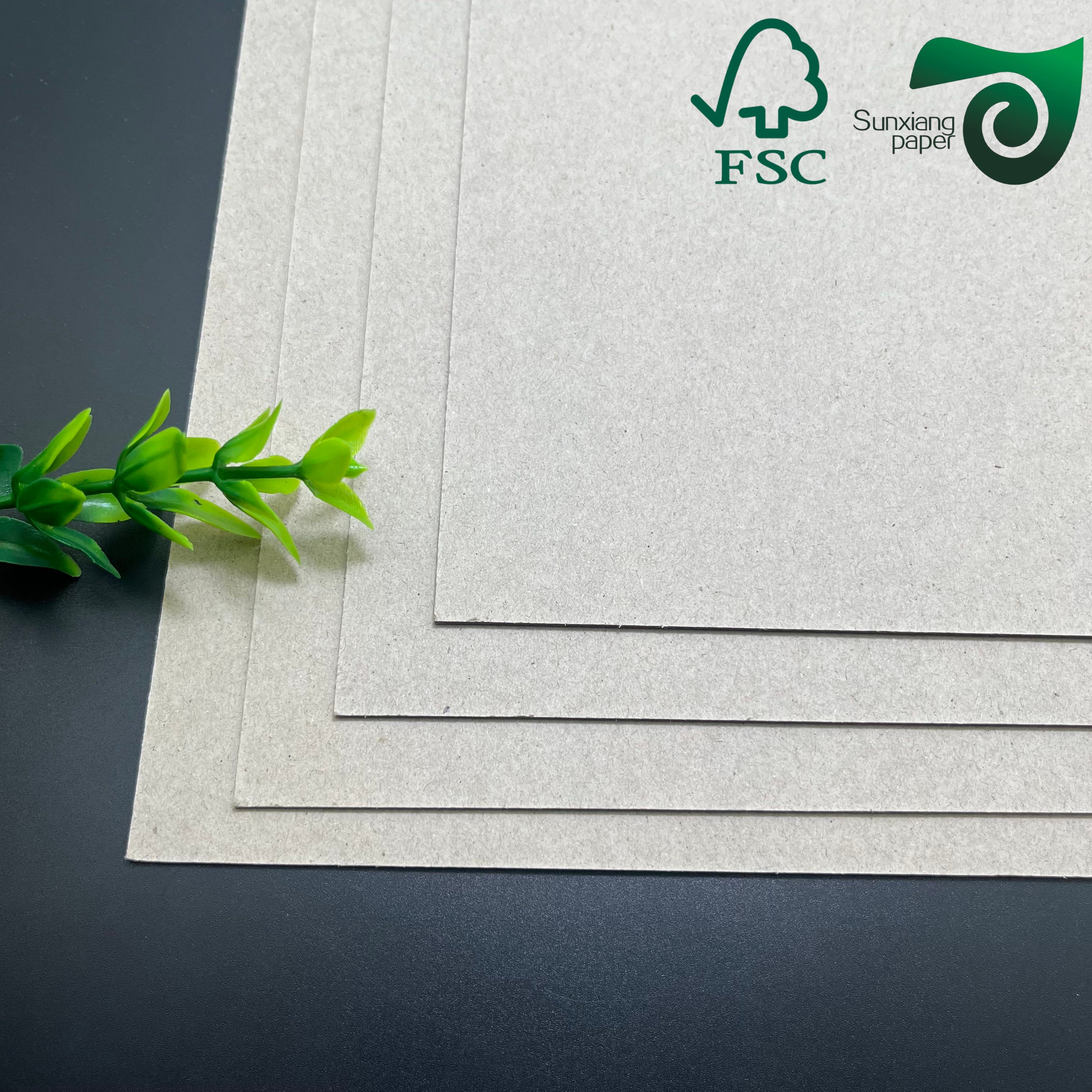 FSC Certified High Stiffness Grey Book Binding Board 2mm 4mm For Calendar Stands