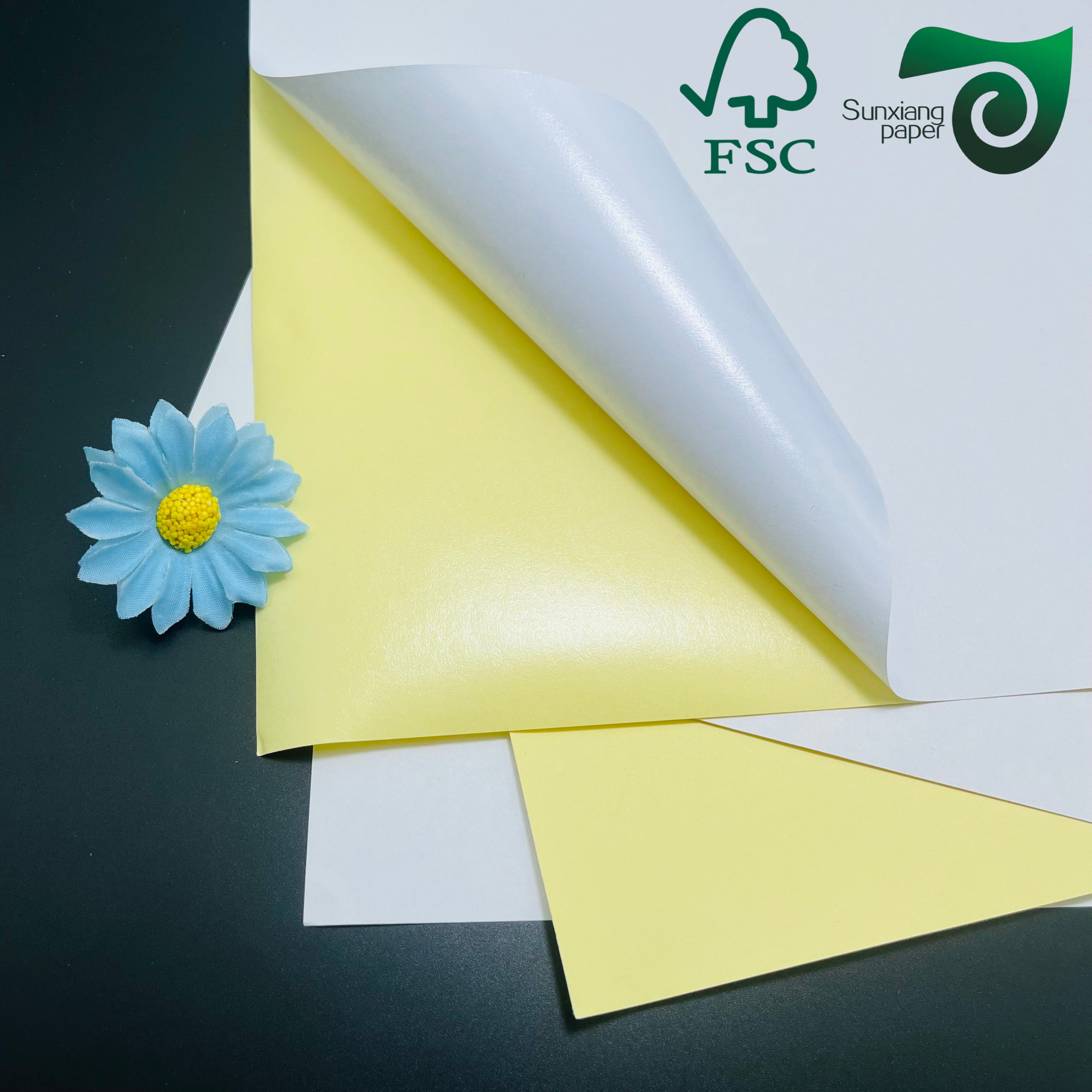 FSC 68gsm Moisture Resistant White Paper for Wine Glass Beer Bottle Labels