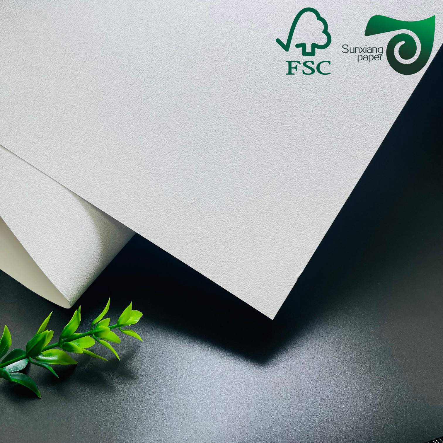 FSC 150GSM Embossed Specialty Paper Recycled White Cardstock For Handmade Crafts DIY Projects