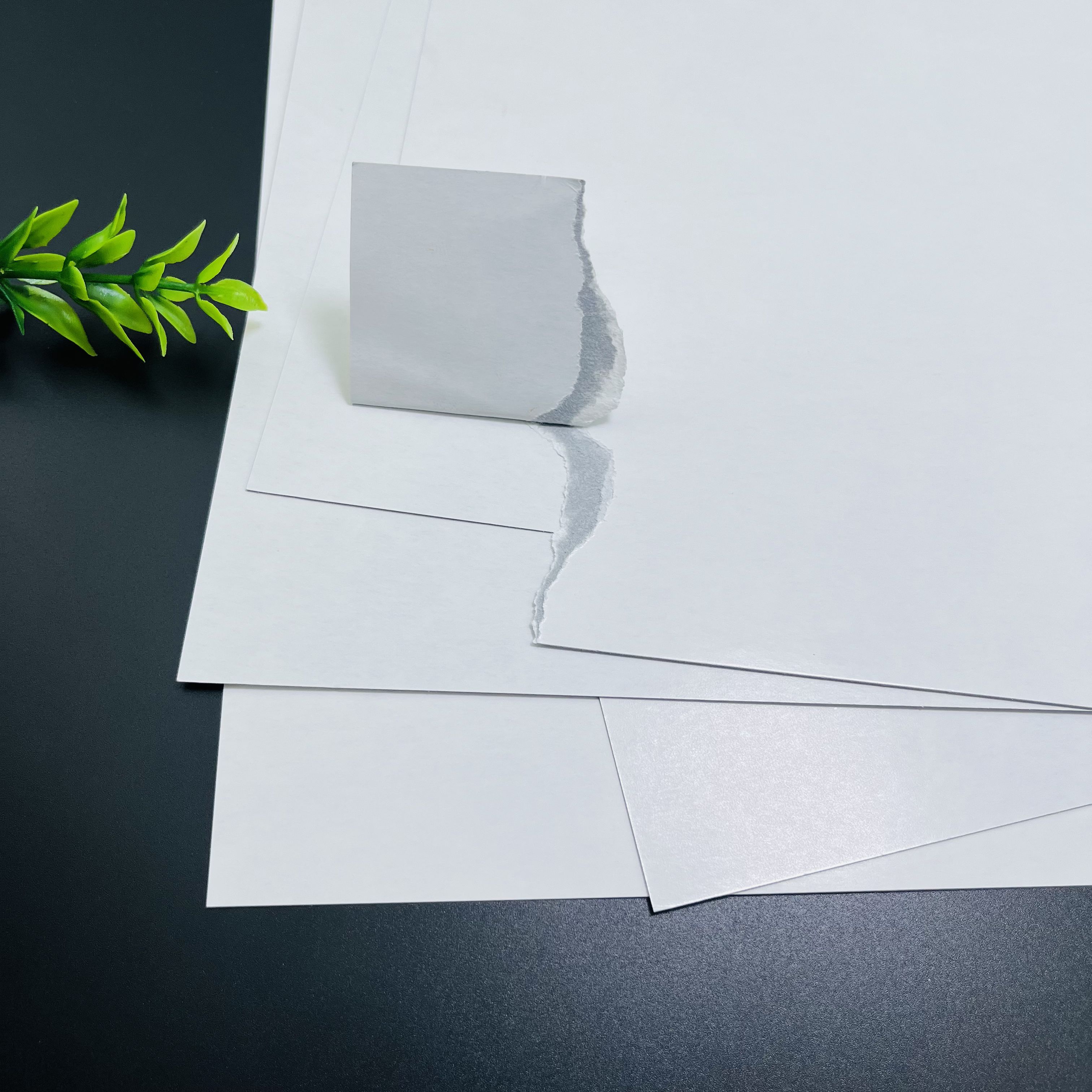 FSC certified 300gsm C2S double glossy art paper with blue black core for poker cards