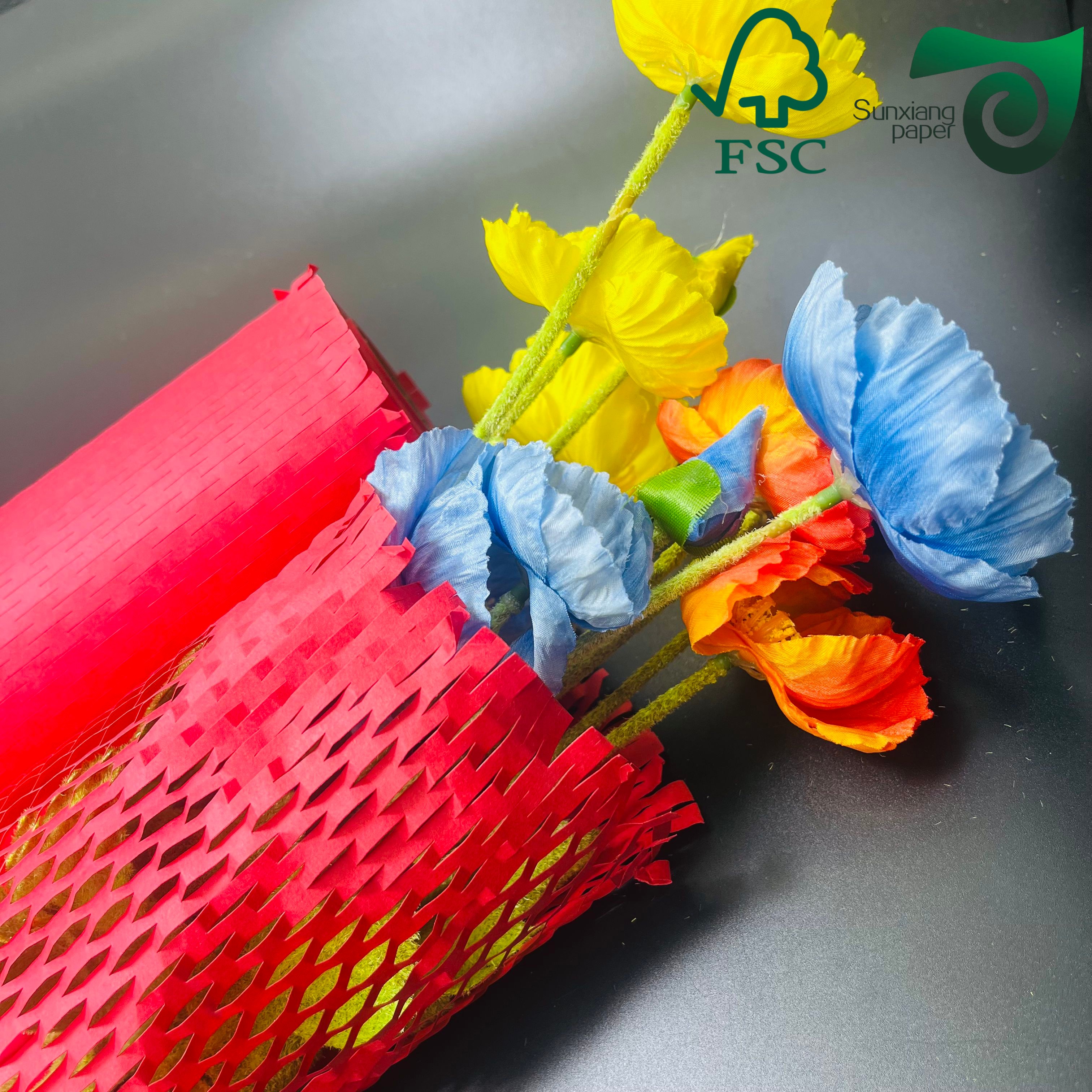 FSC 50gsm 80gsm White Brown Honeycomb Wrap, Eco Friendly Cushioning Protection for E-Commerce Fragile Items