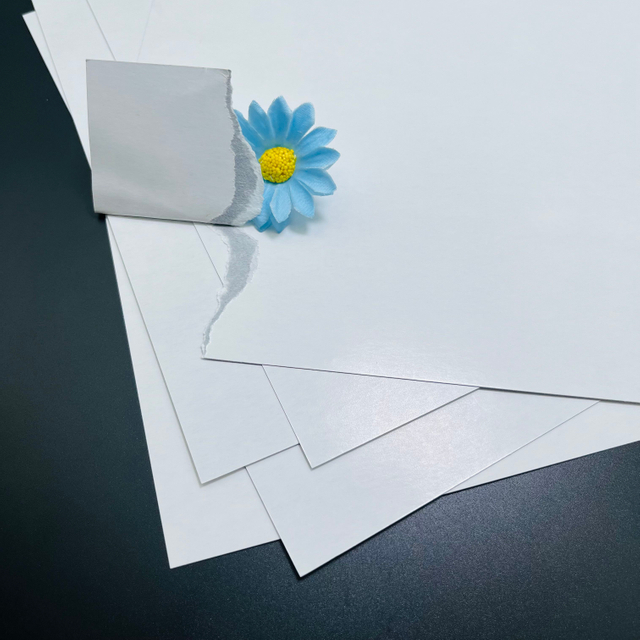 FSC certified 300gsm C2S double glossy art paper with blue black core for poker cards