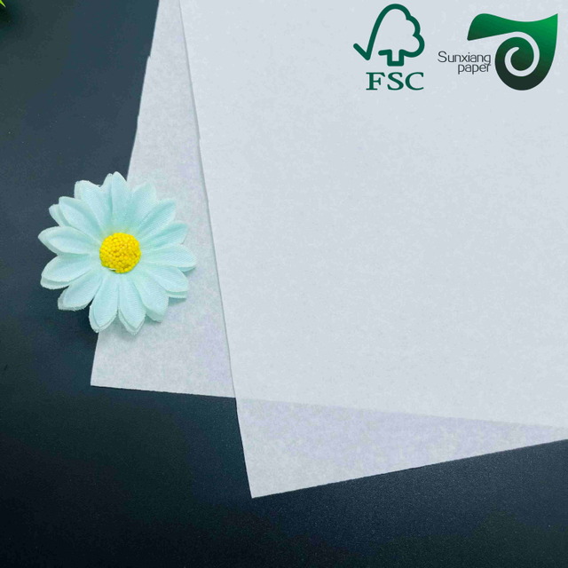 FSC 40gsm MG white kraft paper food grade ideal for wrapping packaging specially designed for Middle East market
