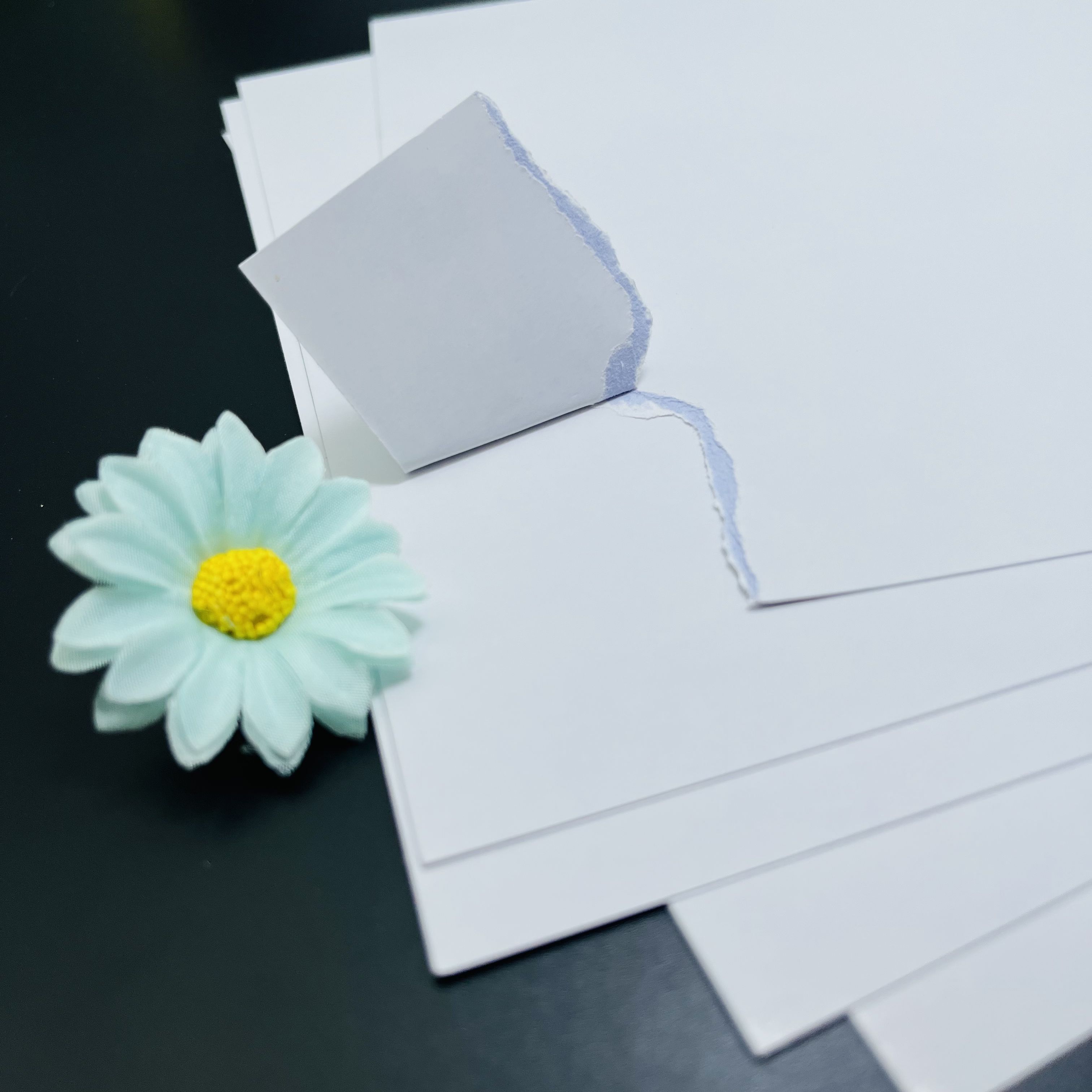 FSC certified 270gsm C2S double sided glossy art paper with blue black core for poker cards