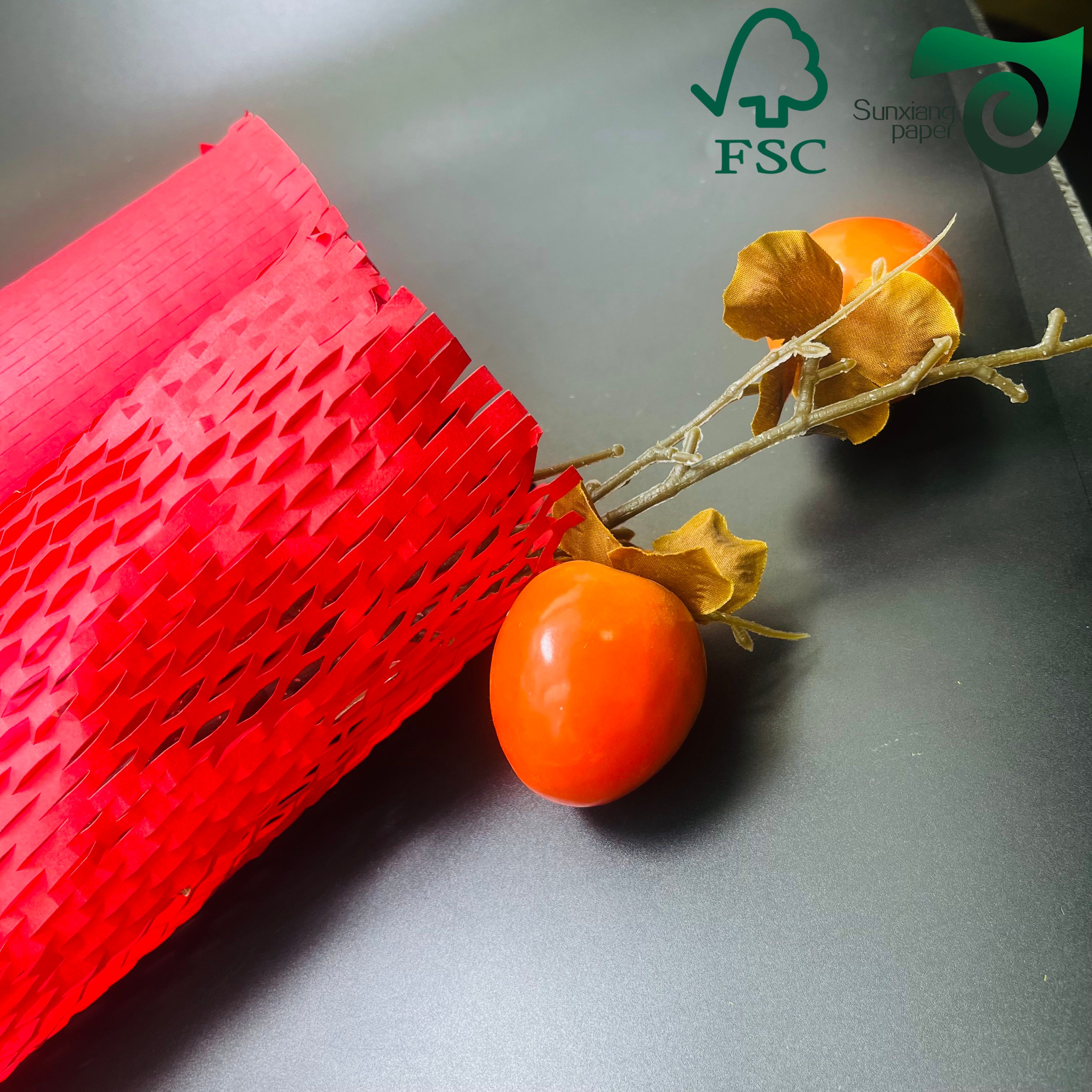 FSC 50gsm 80gsm White Brown Honeycomb Wrap, Eco Friendly Cushioning Protection for E-Commerce Fragile Items