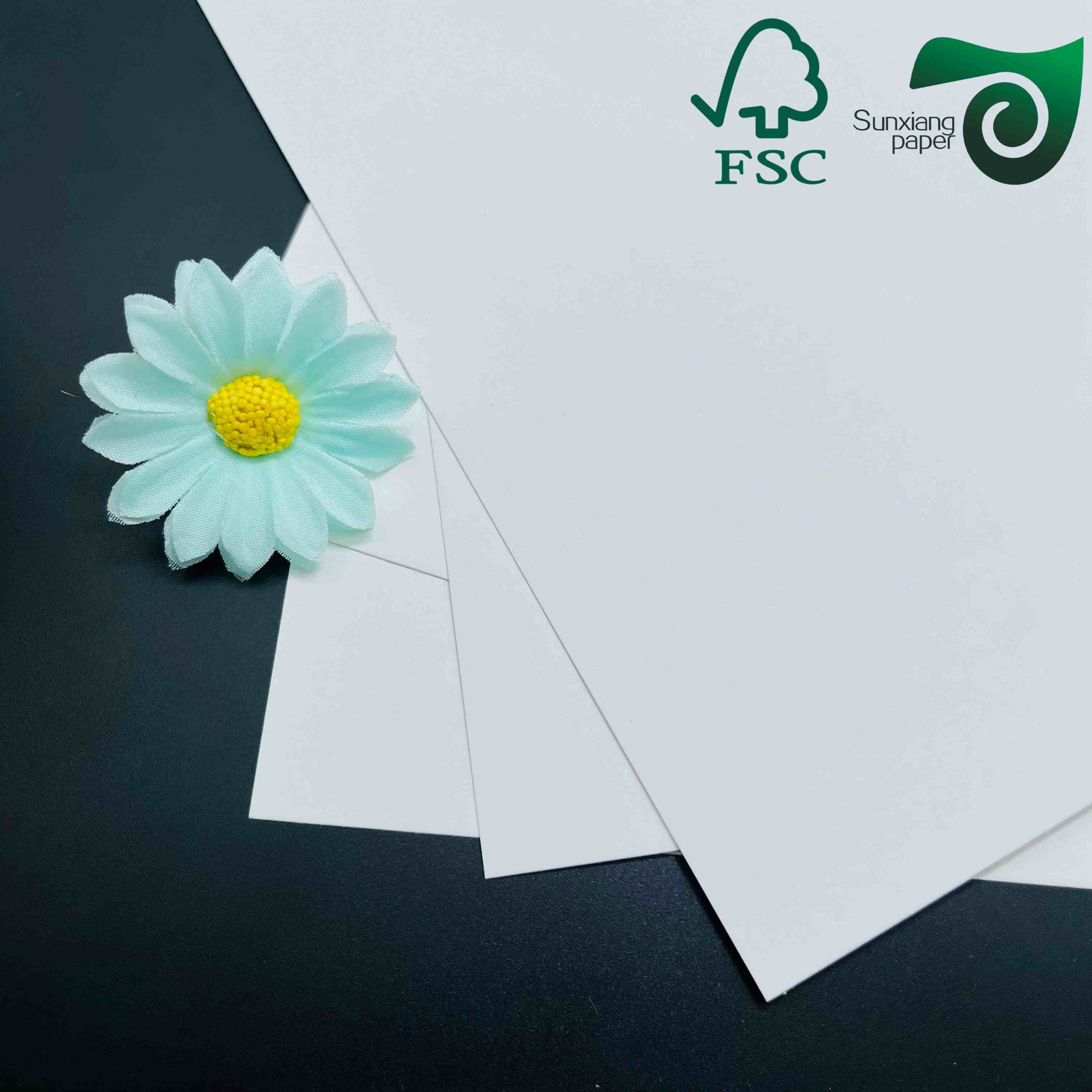 FSC virgin white kraft paper rolls 200gsm strong and durable ideal for paper bag production food packaging